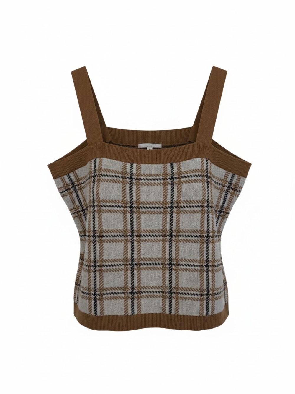 LOFT Cotton Sweater-Heritage Check- Size Large- EUC $68 Retail - Picture 2 of 7